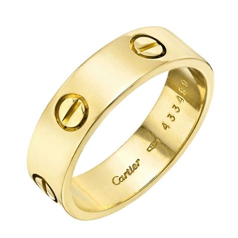 men's gold wedding bands cartier.